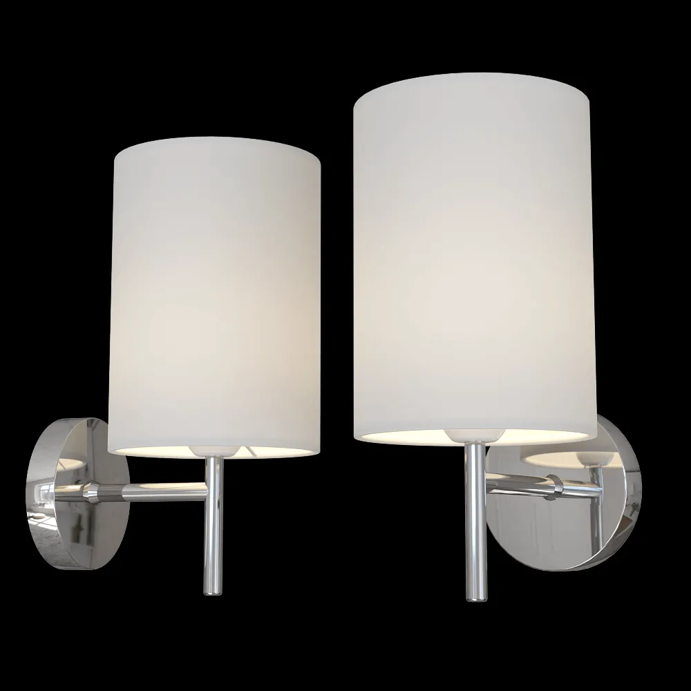 Candellux Lighting – Wall lamp 1x40W E14 Chrome YAN 21-45249 3ds Max