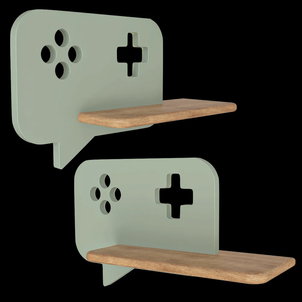 Candellux Lighting – Wall lamp shelf Children’s mint with Console 3ds Max