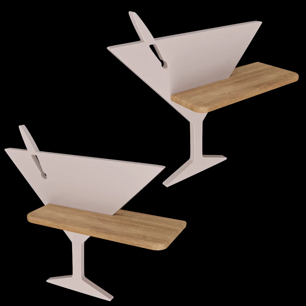 Candellux Lighting – Wall lamp shelf Piccolo pink 21-03553 3ds Max