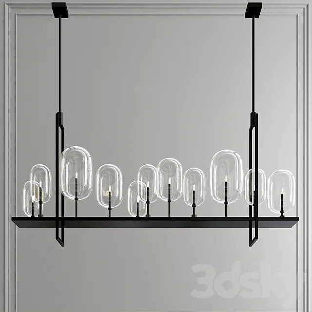 Candle 2 chandelier 3ds Max