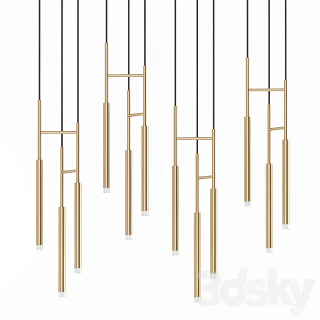 Candle Triplex 3ds Max