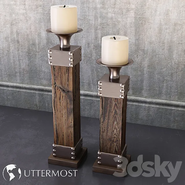 Candleholders Lican Uttermost 3DSMax File