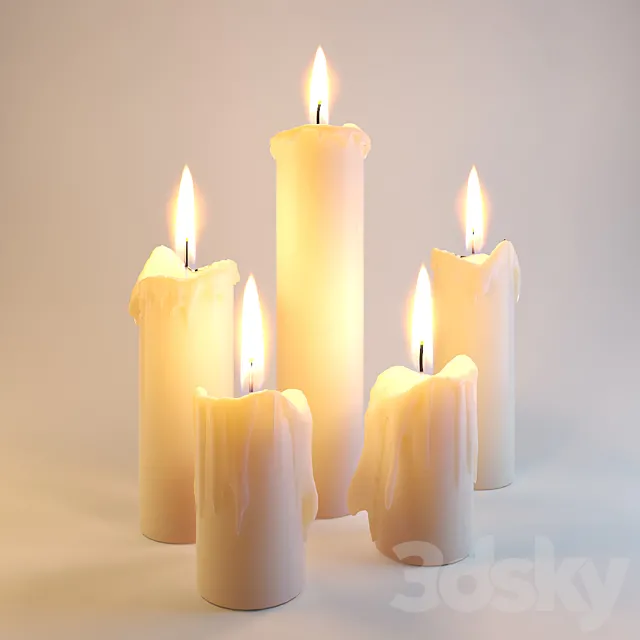 Candlelight 3DS Max Model