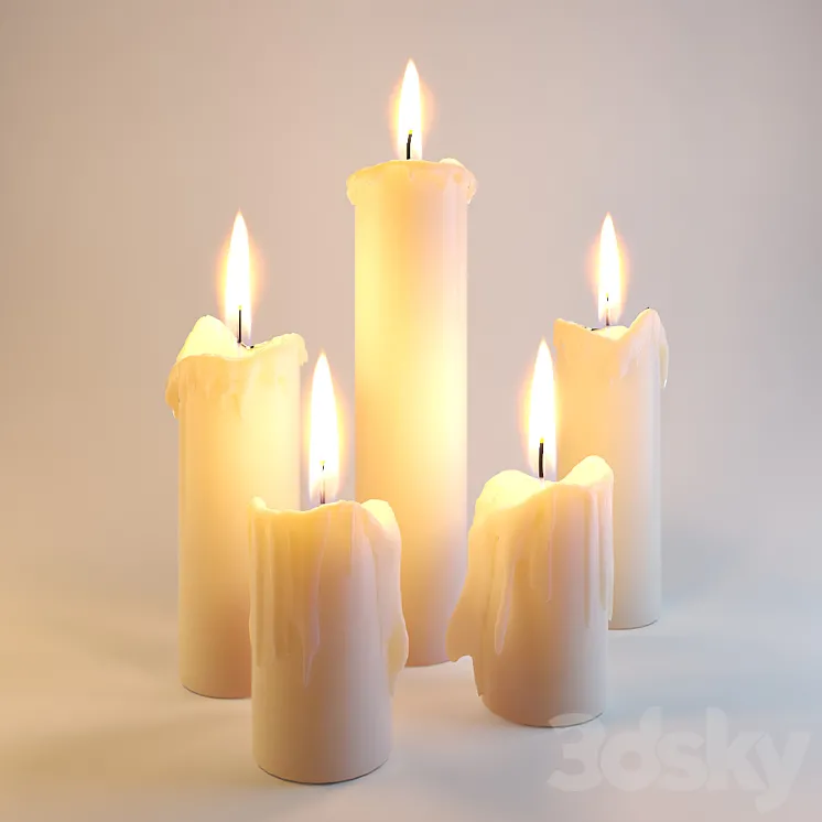 Candlelight 3DS Max