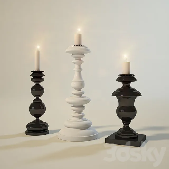 Candles 3DSMax File