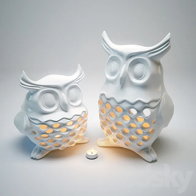 Candlestick OWL 3DSMax File