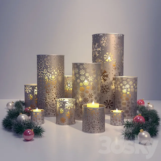 Candlesticks 3ds Max