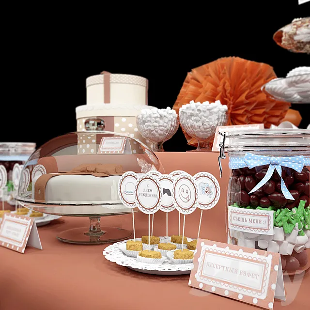 Candy bar _ Set # 2 3ds Max