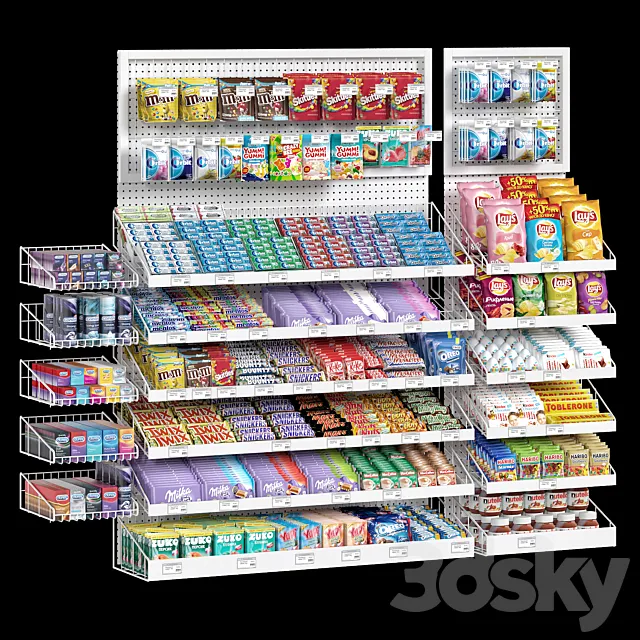 Candy rack 3 3ds Max