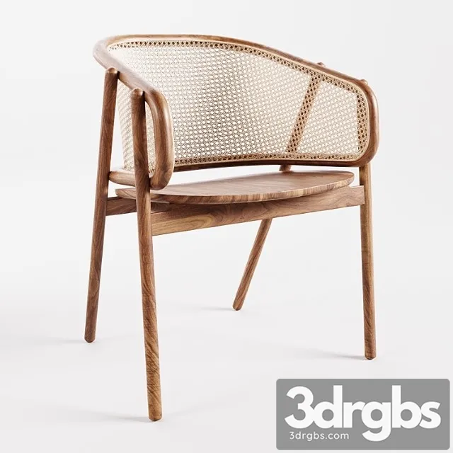 Cane collection rattan armchair