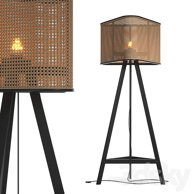 Cane Floor Lamp 3ds Max
