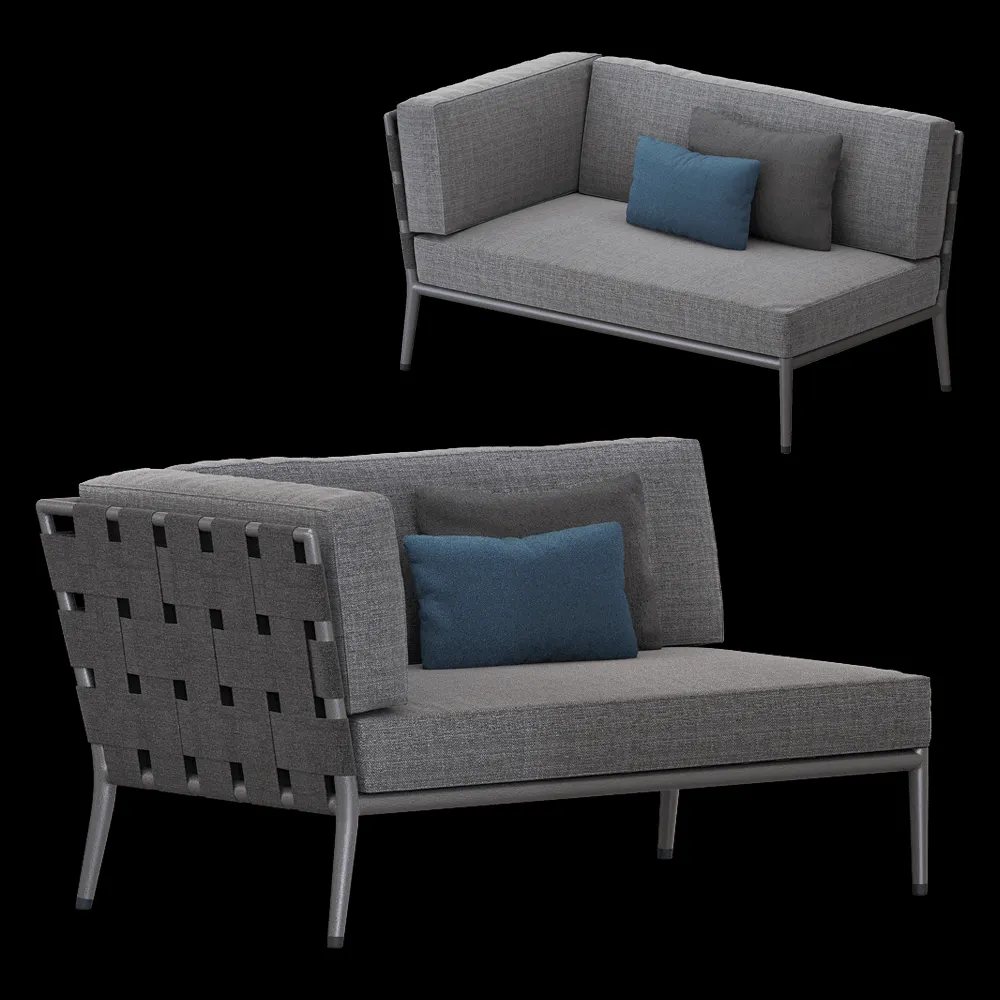 Cane-line  – 2-seat sofa Conic 3ds Max
