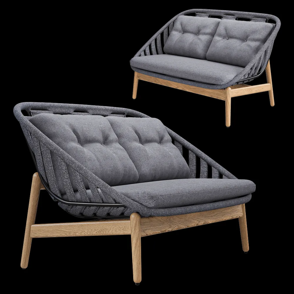 Cane-line  – 2-seat sofa Strington 3ds Max