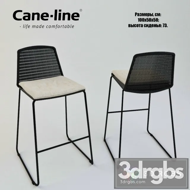 Cane Line Breeze Bar Chair 3dsmax Download