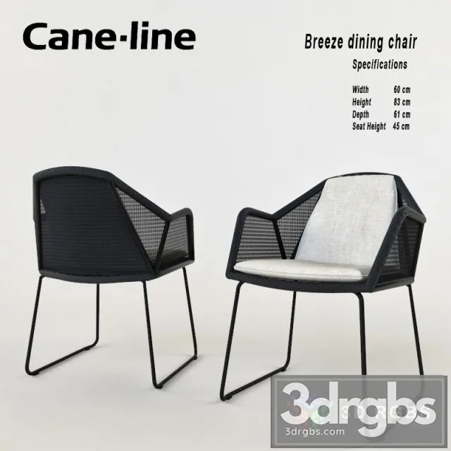 Cane Line Breeze Dining Chair 3dsmax Download