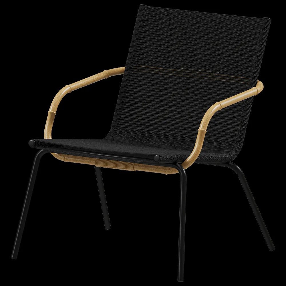 Cane-line  – Lounge chair Sidd 3ds Max