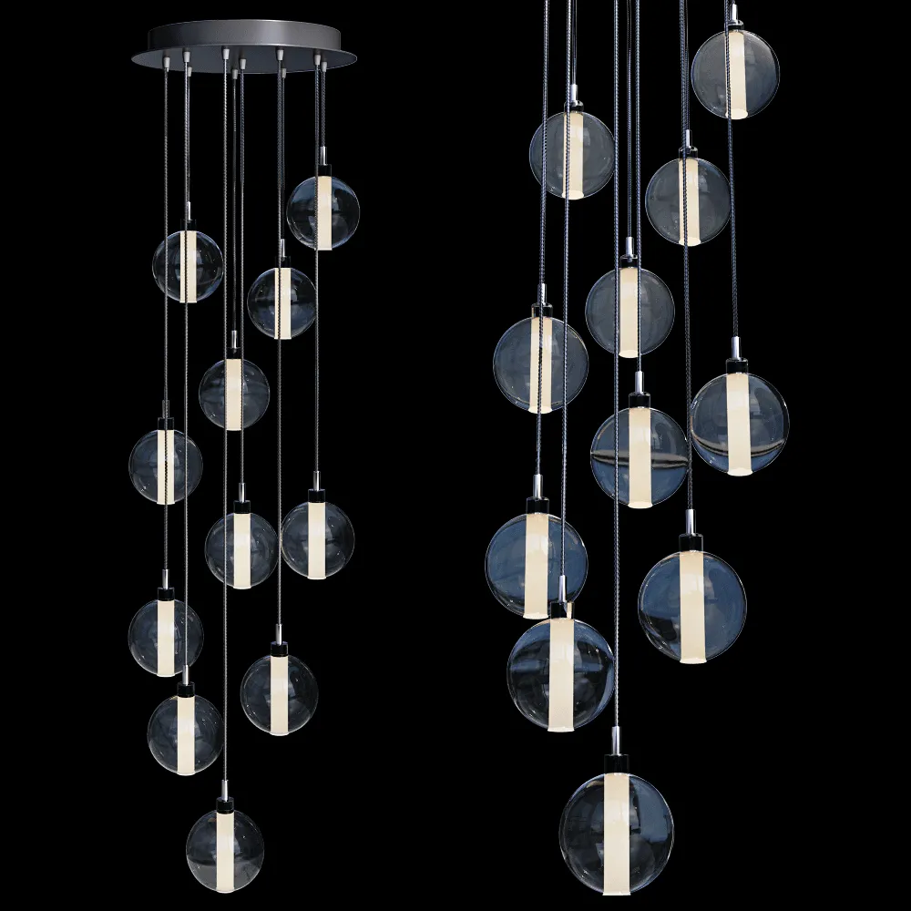 Cangini & Tucci – Pendant lamp Eclisse 1299.11L 3ds Max