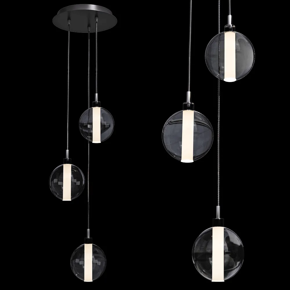 Cangini & Tucci – Pendant lamp Eclisse 1299.3L 3ds Max