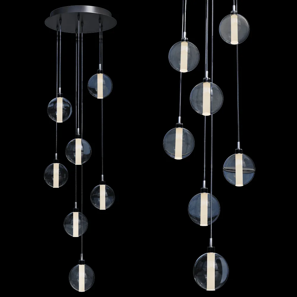 Cangini & Tucci – Pendant lamp Eclisse 1299.7L 3ds Max