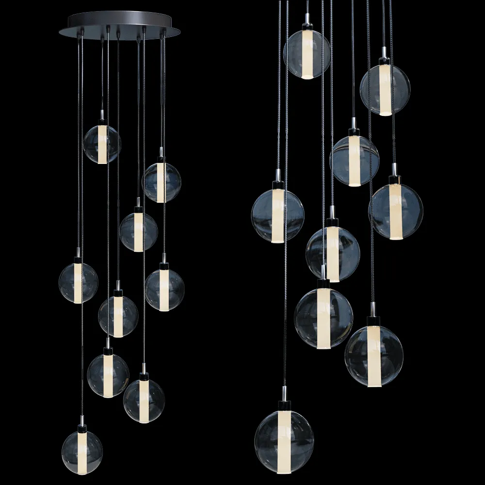 Cangini & Tucci – Pendant lamp Eclisse 1299.9L 3ds Max