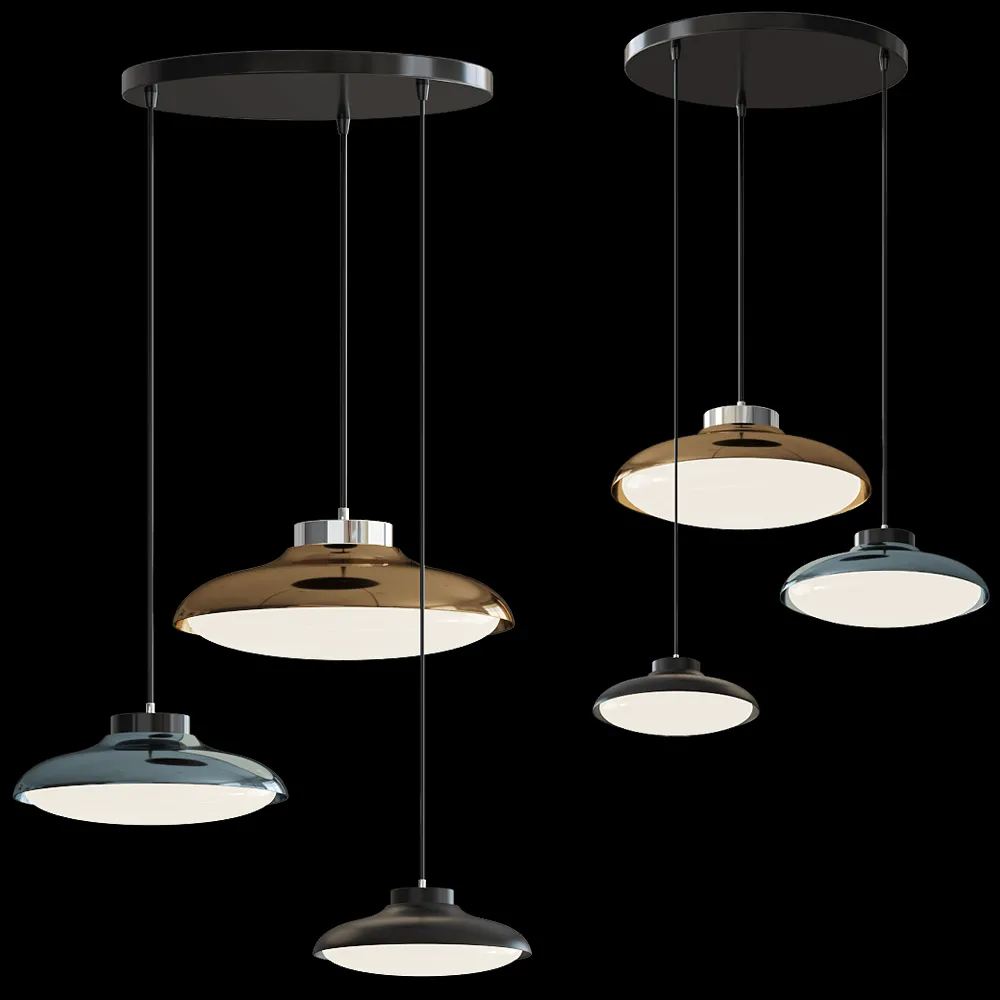 Cangini & Tucci – Pendant lamp Fiji 1489MX.50.3L 3ds Max