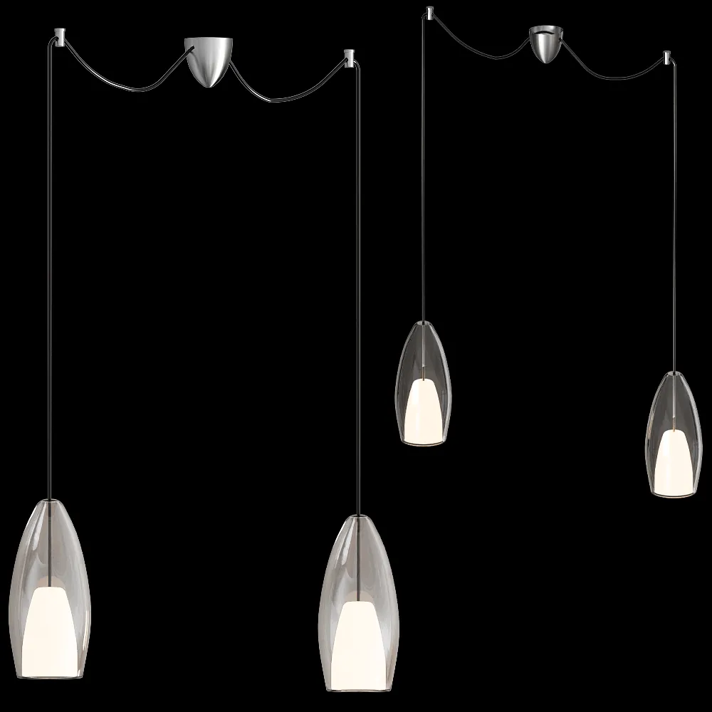 Cangini & Tucci – Pendnat lamp Flute 4 3ds Max