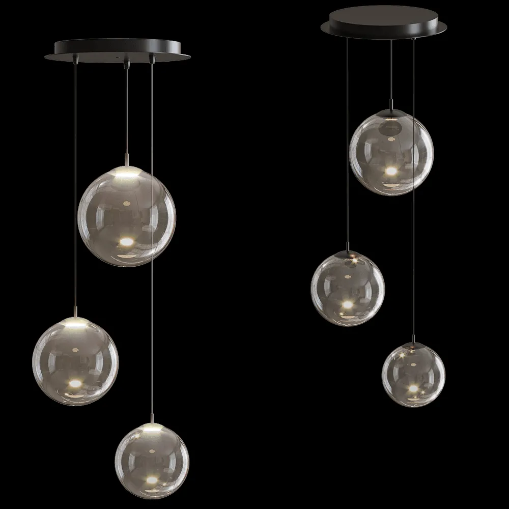 Cangini & Tucci – Pendnat lamp Pit 6 3ds Max