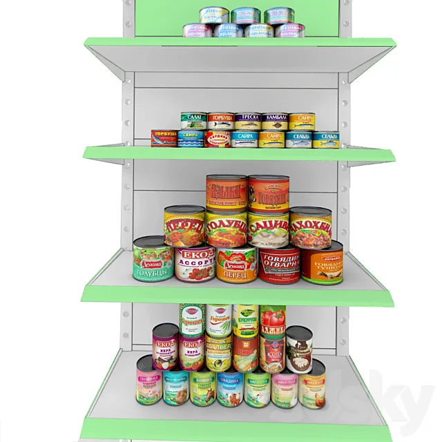 Canned food 3DSMax File