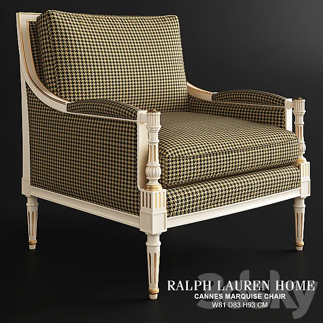 CANNES MARQUISE CHAIR 3DS Max Model