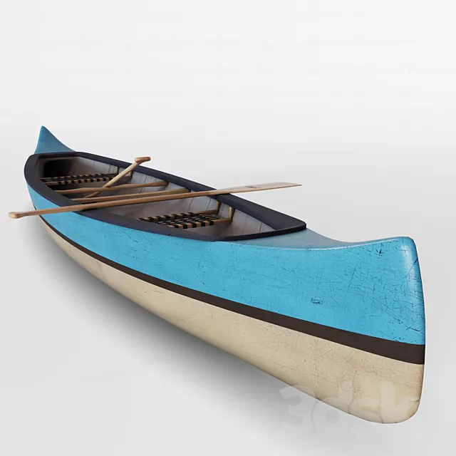 Canoe 3DS Max Model