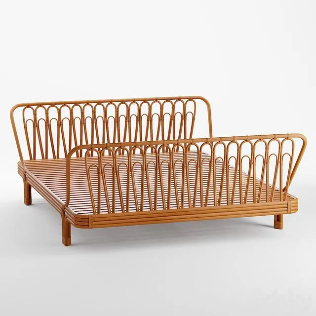 Canoga Rattan Bed 3dsMax Model