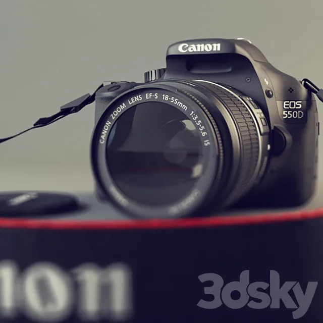 Canon EOS 550D 3DS Max Model