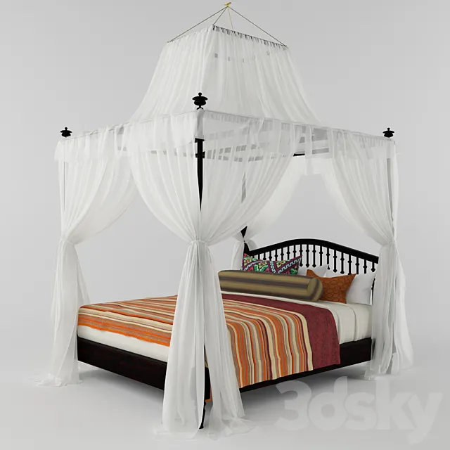 Canopy bed 3DSMax File
