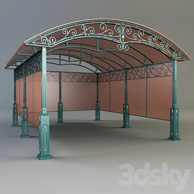 Canopy for a car 3DS Max Model