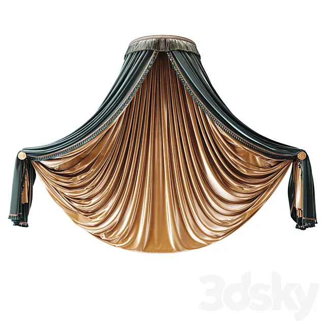 Canopy from Conchiglia bed. Provasi Factory. 3DSMax File