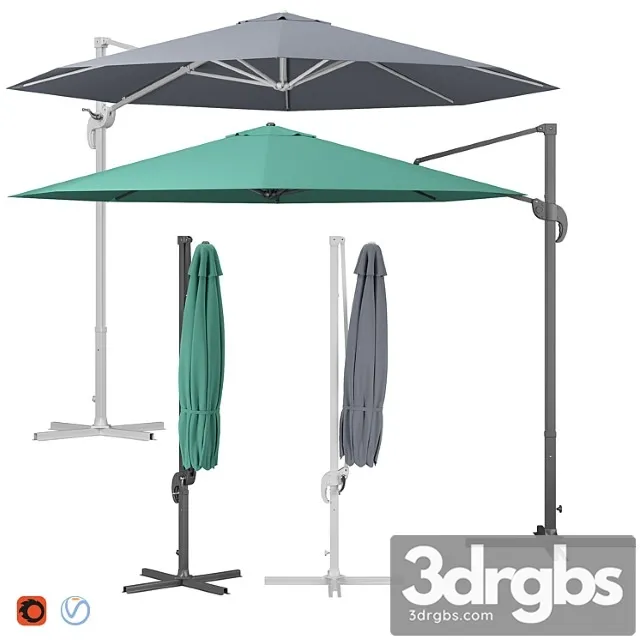 Cantilever octagonal parasol 3dsmax Download