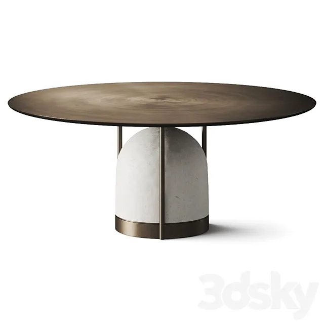 Cantori Arcano Round Dining Table 3ds Max