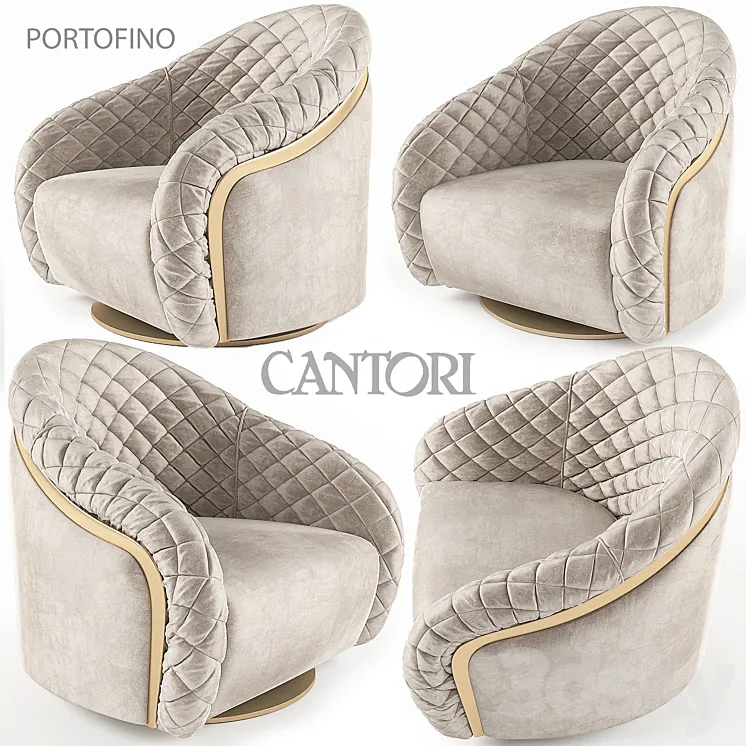 Cantori Portofino armchair 3DS Max