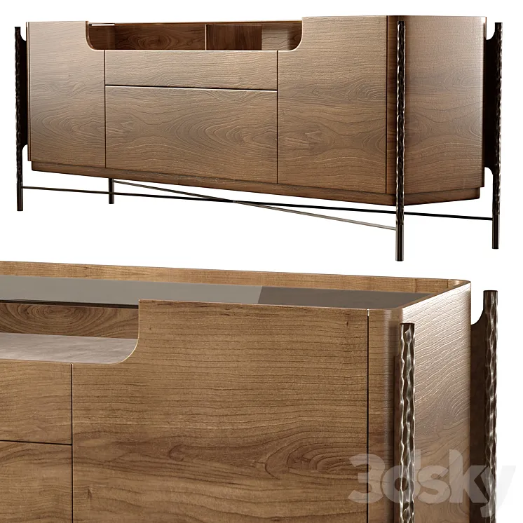 Cantori SHANGHAI sideboard 3DS Max