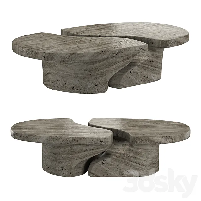 CANYON COFFEE TABLE 3ds Max