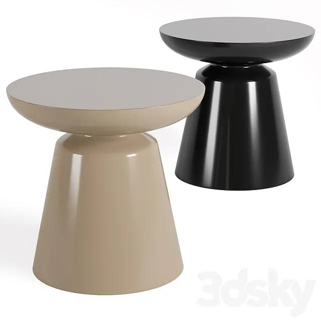 Cap side table 3ds Max