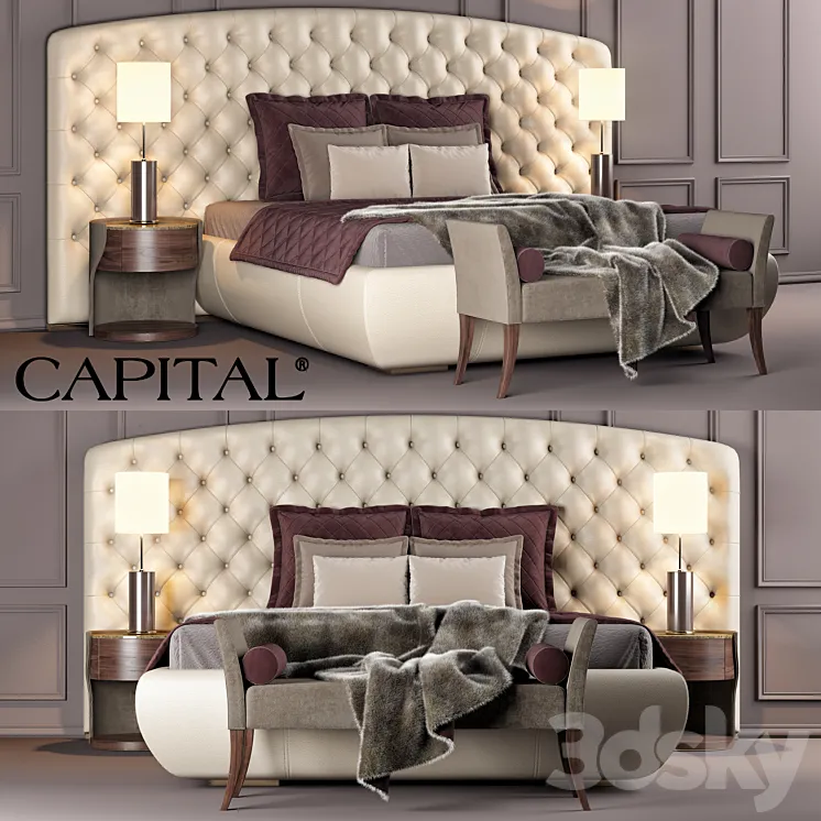 CAPITAL COLLECTION BED KESY XL 3DS Max