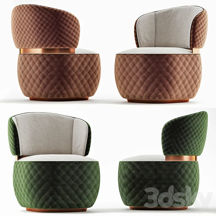 Capital Collection BON TON Easy chair 3DS Max Model