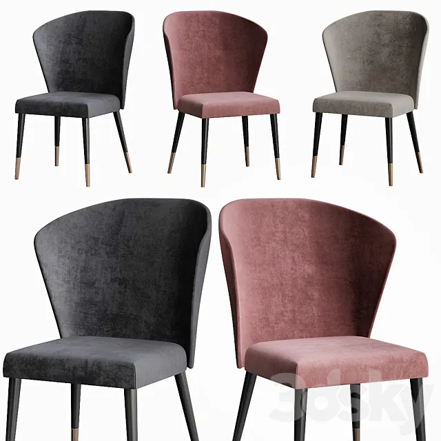 Capital Collection NINFEA Fabric chair 3ds Max