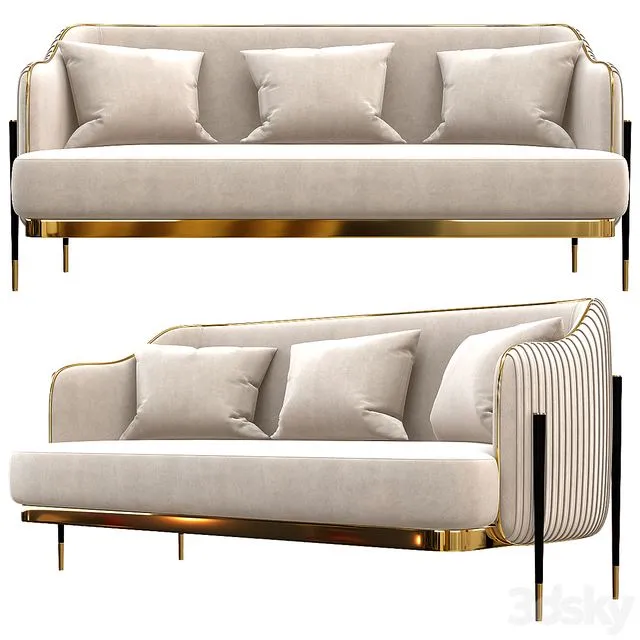 Capital collection oxford sofa 3dsMax Model