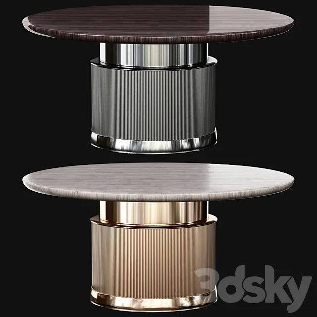 Capital Collection ROCK T Round dining table 3DSMax File