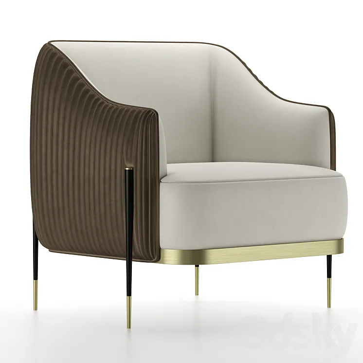 Capitol Collection Oxford Armchair 3DS Max