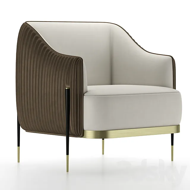 Capitol Collection Oxford Armchair 3DSMax File