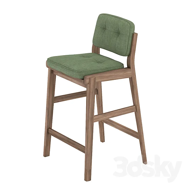 Capo Neri & Hu Bar Stool 3ds Max