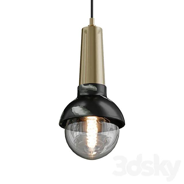 Capped pendant 3ds Max